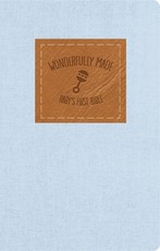 Wonderfully Made: Baby Boy's First Bible, Softcover, Blue