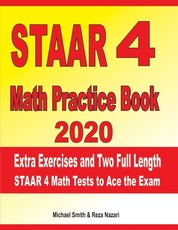 STAAR 4 Math Practice Book 2020