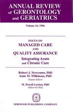 Annual Review of Gerontology and Geriatrics, Volume 16, 1996