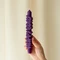 Žvakė 3D TAPER CANDLES „Happy Birthday“, violetinė