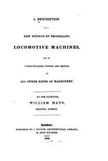 A Description of a New Method of Propelling Locomotive Machines