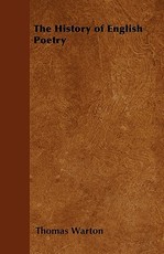 The History of English Poetry