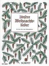 Unsere Weihnachtslieder. 1-2 Alt-Blockflöten