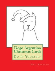 Dogo Argentino Christmas Cards