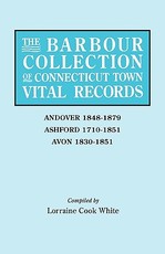Barbour Collection of Connecticut Town Vital Records. Volume 1