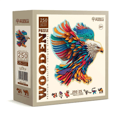 Medinė dėlionė „Ryškusis erelis“, 250 dalių