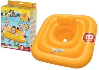 Plaukimo ratas–sėdynė mažyliams „Swim Safe Step A“ Bestway, 76 cm