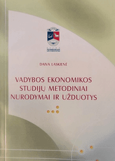 Vadybos ekonomikos studijų metodiniai nurodymai ir užduotys