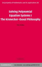 Solving Polynomial Equation Systems I