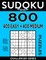 Sudoku Book 800 Puzzles, 400 Easy and 400 Medium