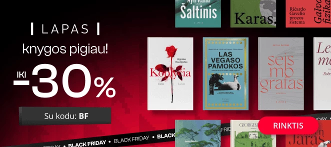 Leidyklos LAPAS knygoms iki -30% extra nuolaidos!