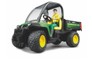 BRUDER John Deere Gator 855D su savivarčia priekaba (vairuojama)