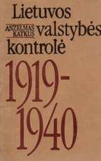 Lietuvos valstybės kontrolė 1919–1940