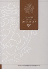 Senoji Lietuvos literatūra 50