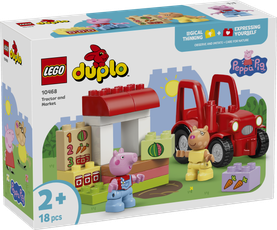 LEGO DUPLO Peppa Pig Tractor and Market