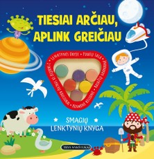 Tiesiai arčiau, aplink greičiau. Smagių lenktynių knyga