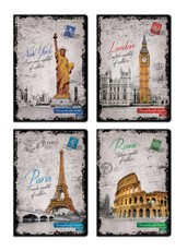 Knyga A4 96lap 70g linija CAPITALS