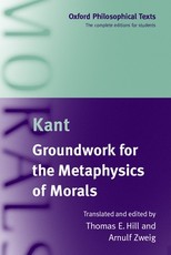 Groundwork for the Metaphysics of Morals