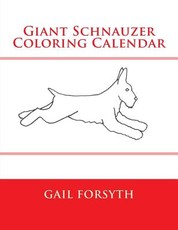 Giant Schnauzer Coloring Calendar