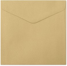 Vokai 160x160mm PEARL 150g 10vnt auksiniai