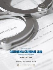2016 California Criminal Law