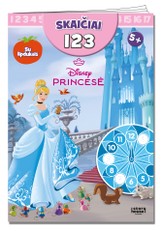 Princesės. Užduotėlės su lipdukais 123
