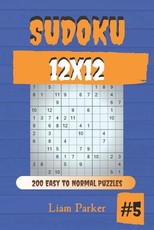 Sudoku 12x12 - 200 Easy to Normal Puzzles vol.5
