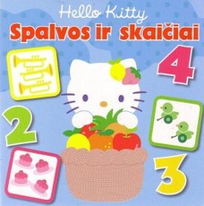 Hello Kitty. Spalvos ir skaičiai