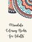 Mandala Coloring Books For Adults