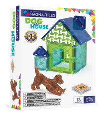 MAGNA-TILES Magnetinis konstruktorius „Šuns būda“, 13 det.