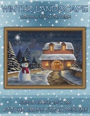 Winter Landscape Cross Stitch Pattern