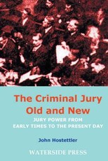 The Criminal Jury Old and New