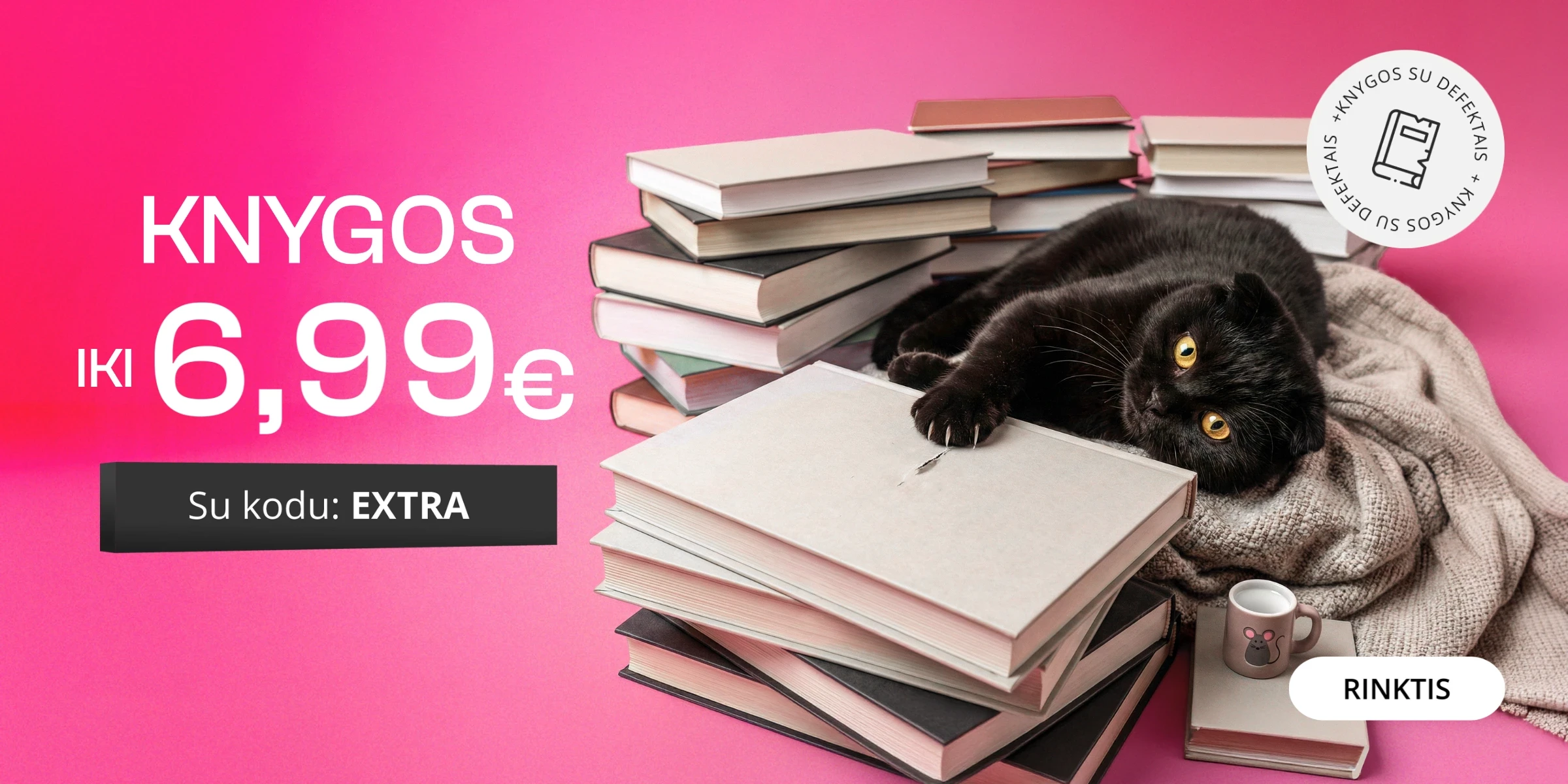 Knygos iki 6.99 €! + Defektai!