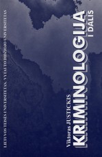 Kriminologija I dalis