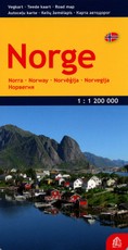 Norvegija. Kelių žemėlapis M 1:1 200 000