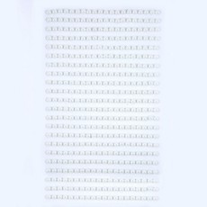 Lipnūs perlai 4mm 440vnt WHITE