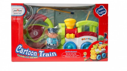 Nuotoliniu būdu valdomas lokomotyvas mažyliams