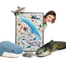 Lavinamasis žaidimas „Puzzlove Ocean Animals“