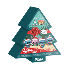 FUNKO Pocket POP! Vinilinė figūrėlė: Lilo & Stitch - Holiday 4-pack