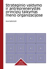 Strateginio valdymo ir antreprenerystės principų taikymo meno organizacijose konceptualus modelis