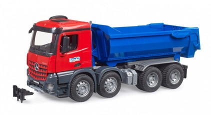 Bruder 03624 Mercedes‑Benz Arocs sunkvežimis su nuimamu konteineriu ir mini ekskavatoriumi