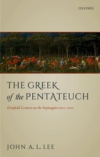 The Greek of the Pentateuch