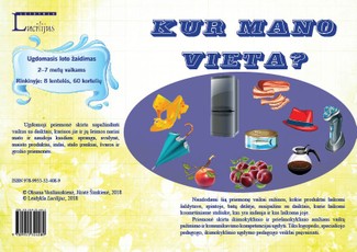 Kur mano vieta. Ugdomasis loto žaidimas 2-7 metų vaikams