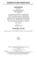 Examining invasive species policy