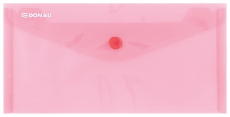 Aplankas-vokelis su spaustuku DL raudonas