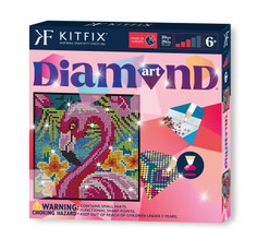 KITFIX DIY Deimančiukų menas „Flamingas“