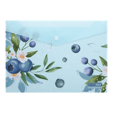 Aplankas-vokelis su spaustuku A4 ARABESKI su uogomis