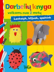 Darbelių knyga. Lankstyk, klijuok, spalvink