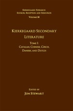 Volume 18, Tome I: Kierkegaard Secondary Literature