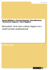 Beiersdorf - how does culture impact on a small German multinational